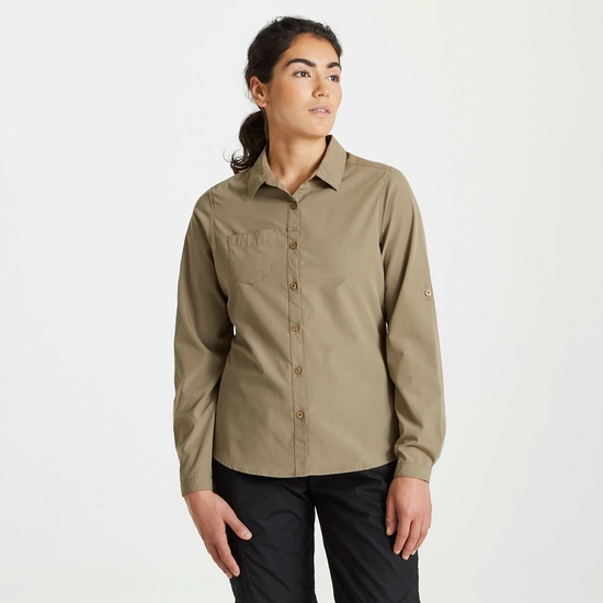 Women's Expert Kiwi Long Sleeved Shirt | Pebble