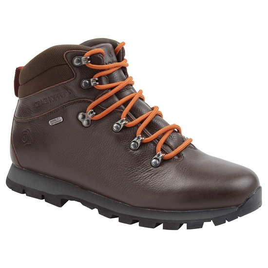Trek Leather Walking Boots | Mocha