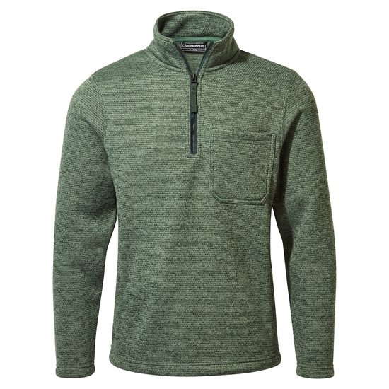 Men's Barona Half Zip Fleece | Spruce Green Marl