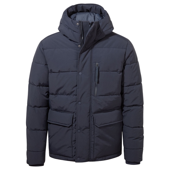 Men's Dunbeath Insulated Hooded Jacket | Blue Navy