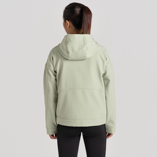 Women's Tyra Softshell Hooded Jacket | Bud Green