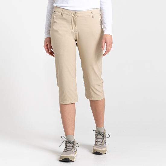 Women's Kiwi Pro II Crop Trousers | Desert Sand