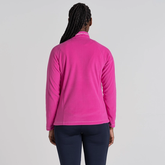 Women's Miska Half Zip Fleece | Fuchsia