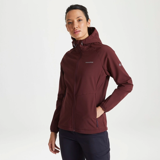 Women's Kalti Weatherproof Hooded Jacket | Deep Garnet