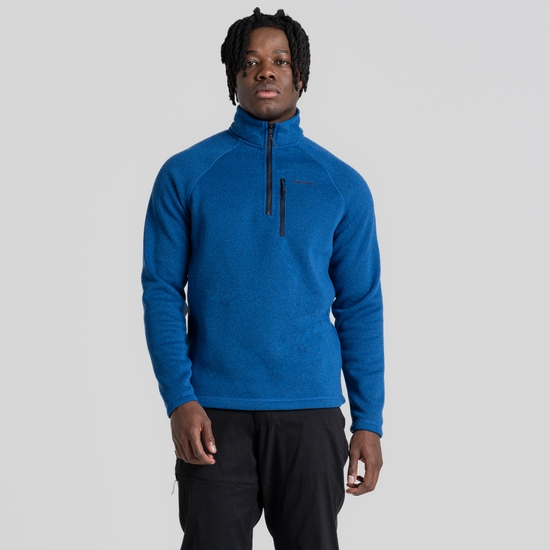 Men's Grindell Half Zip Fleece | Bolt Blue
