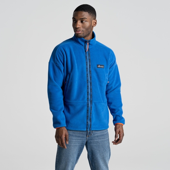 Haskin Full Zip Fleece | Bolt Blue