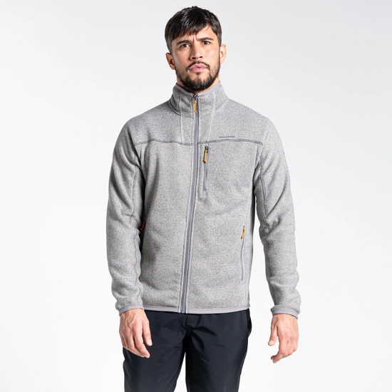 Men's Torney Fleece Jacket | Soft Grey Marl