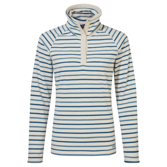 Women's Ella Overhead Fleece | Seasalt / Yale Blue Stripe