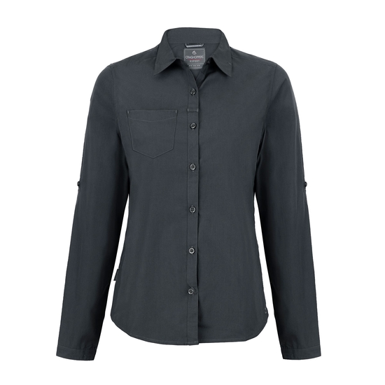 Women's Expert Kiwi Long Sleeved Shirt | Carbon Grey