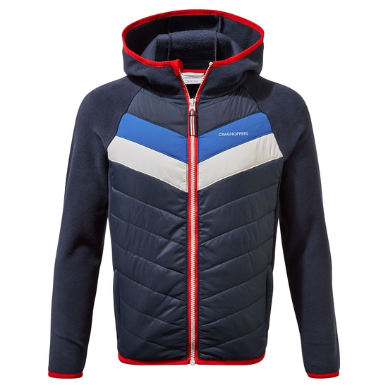 Kid's Jenson Hybrid Jacket | Blue Navy / Blue Navy