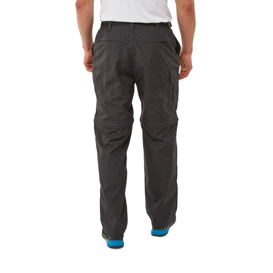 Kiwi Convertible Trousers | Black Pepper