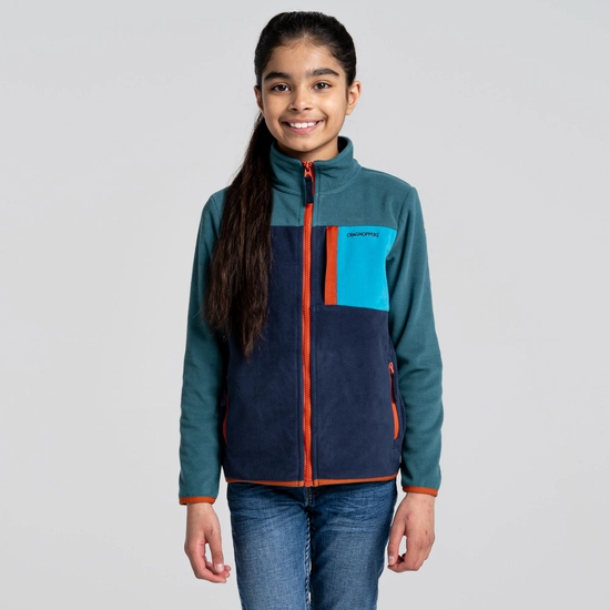Kid's Tama Jacket | Sacramento Green / Blue Navy