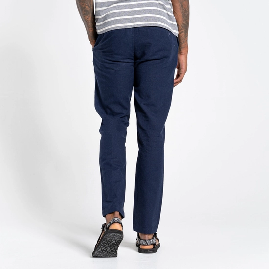 Men's Nosibotanical Buck Trousers | Blue Navy