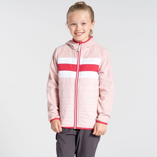 Kid's Brady Hybrid Jacket | Pink Clay