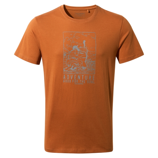 Men's Caldo Short Sleeved T-Shirt | Potters Clay Coast