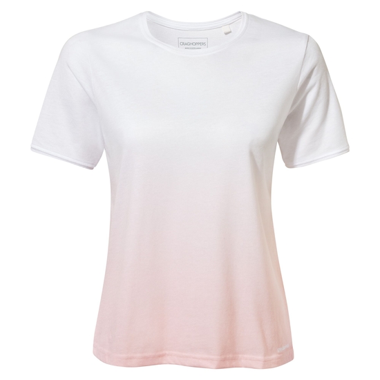 Women's Ilyse Short Sleeved Top | Pink Clay Ombre