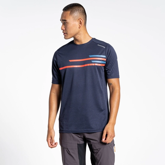 Men's NosiLife Pro Active Short Sleeved T-Shirt | Blue Navy