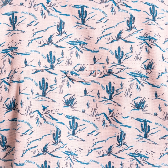 Men's Nosibotanical Hula Short Sleeved Shirt | Chalk Pink Print