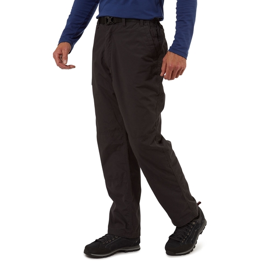 Men's Kiwi Winter Lined Trousers | Black Pepper