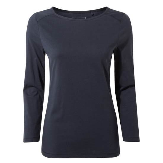Blanca 3/4 Sleeved Top | Blue Navy