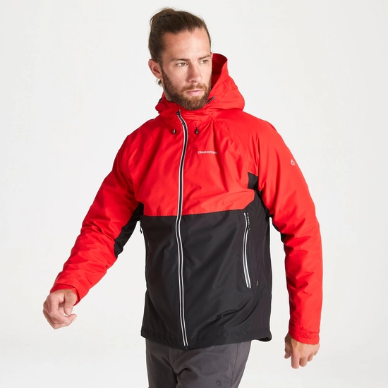 Men's Waterproof Atlas Jacket | Sriracha / Black