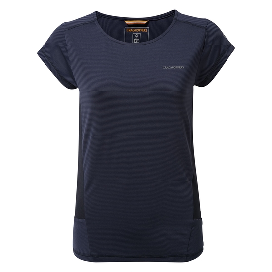 Women's Atmos Short Sleeved T-Shirt | Blue Navy