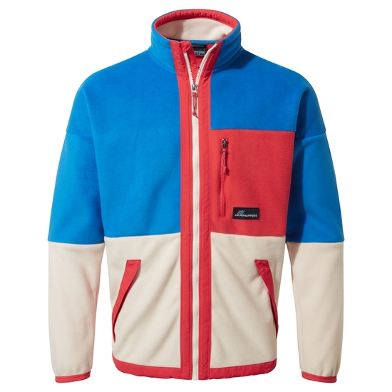 Welwood Fleece Jacket | Falls Blue / Ecru