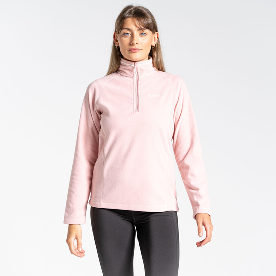 Women's Miska Half Zip Fleece | Pink Clay