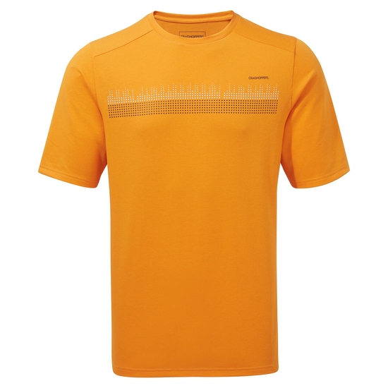 Men's Dynamic Short Sleeved T-Shirt | Magma Orange