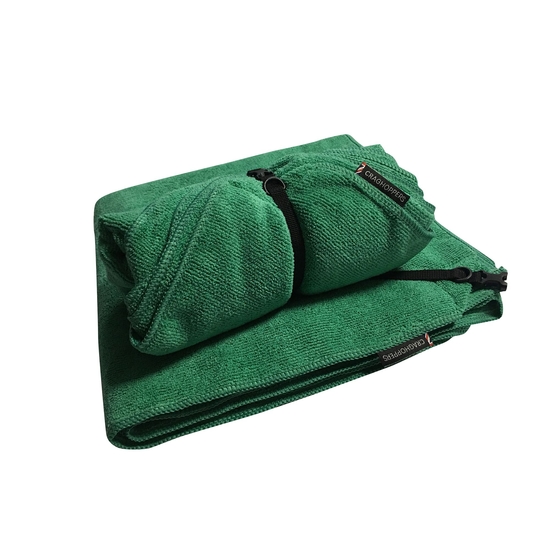 Large Microfibre Travel Towel | Agave Green