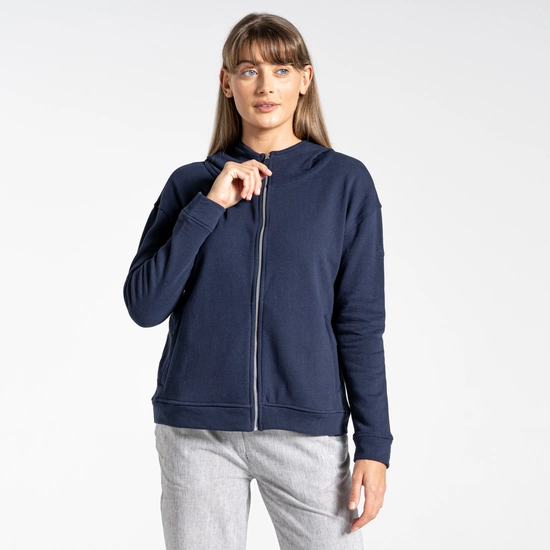 Women's Nosibotanical Eden Hooded Jacket | Blue Navy
