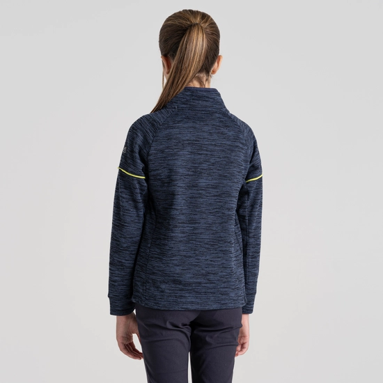 Kid's Nico Full Zip Fleece | Blue Navy