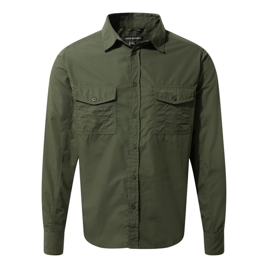 Men's Kiwi Long Sleeved Shirt | Cedar