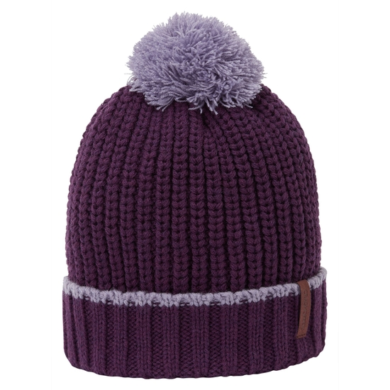 Kid's Burrow Beanie | Damson