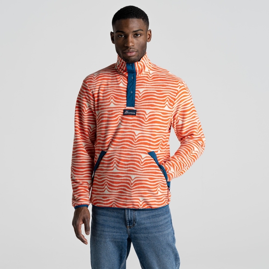 Teton Overhead | Neon Coral Print