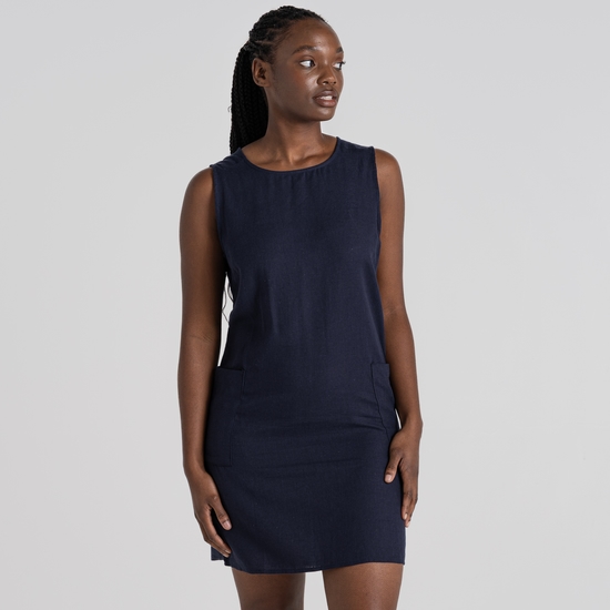 Women's NosiBotanical Marin Dress | Blue Navy