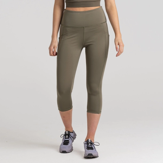 Women's Kiwi Cropped Legging | Wild Olive