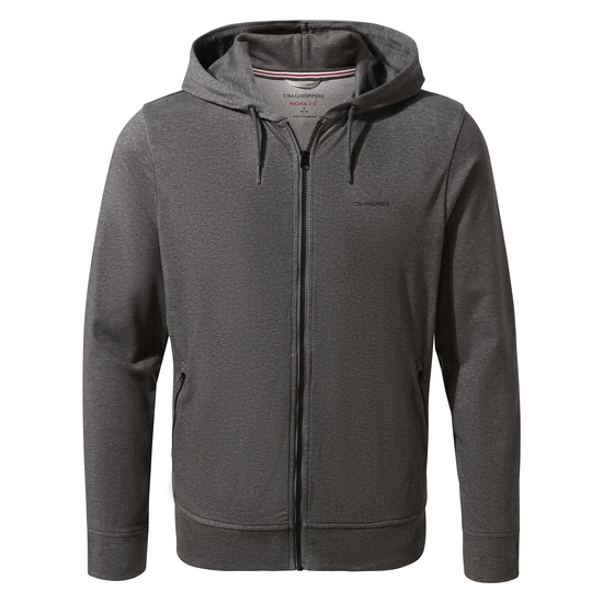 Men's NosiLife Tilpa Hooded Jacket | Black Pepper Marl / Black Pepper Marl