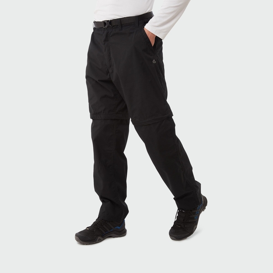 Men's Kiwi Convertible Trousers | Black