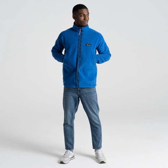 Haskin Full Zip Fleece | Bolt Blue