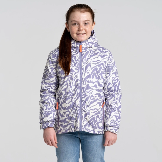 Kid's Aminda Insulated Jacket | Purple Haze Print