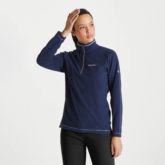 Women's Miska Half Zip Fleece | Blue Navy