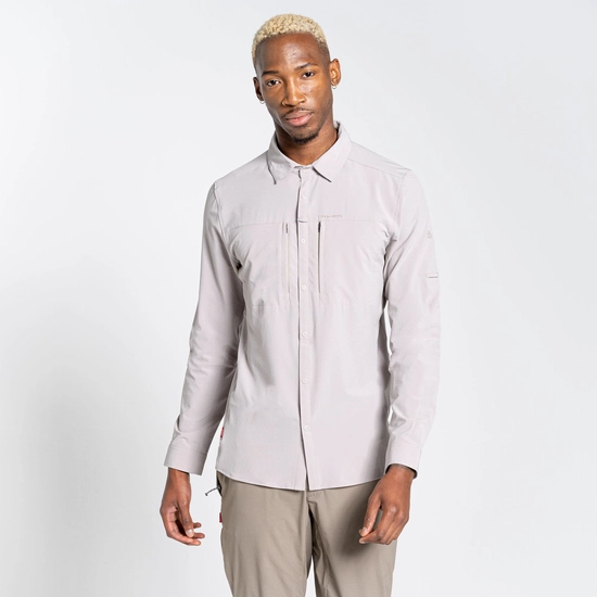 Men's Nosilife Pro IV Long Sleeved Shirt | Parchment