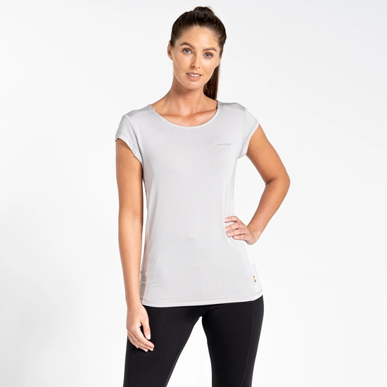 Women's Atmos Short Sleeved T-Shirt | Luna Grey