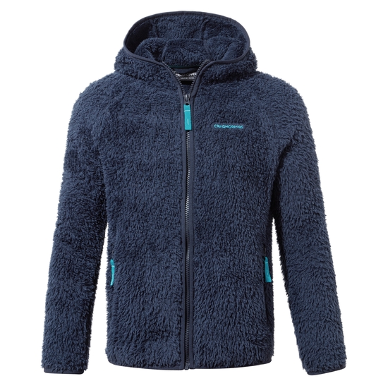 Kid's Kaito Hooded Jacket | Blue Navy
