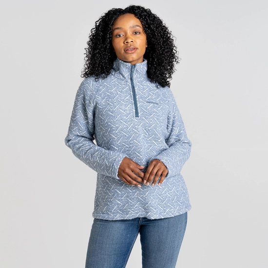 Women's Talladale Half Zip Fleece Jacket | Teak Blue