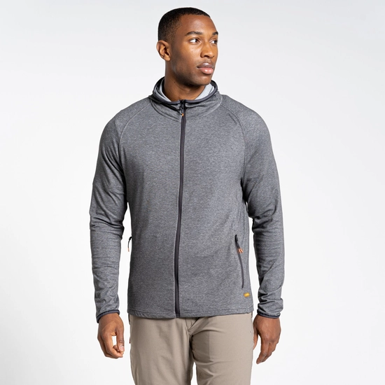 Men's Nosilife Nepos Hooded Jacket | Black Pepper Marl