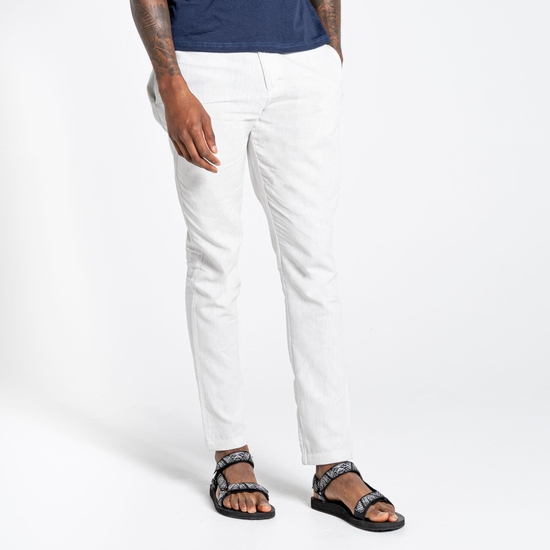 Men's Nosibotanical Buck Trousers | Silver Cloud