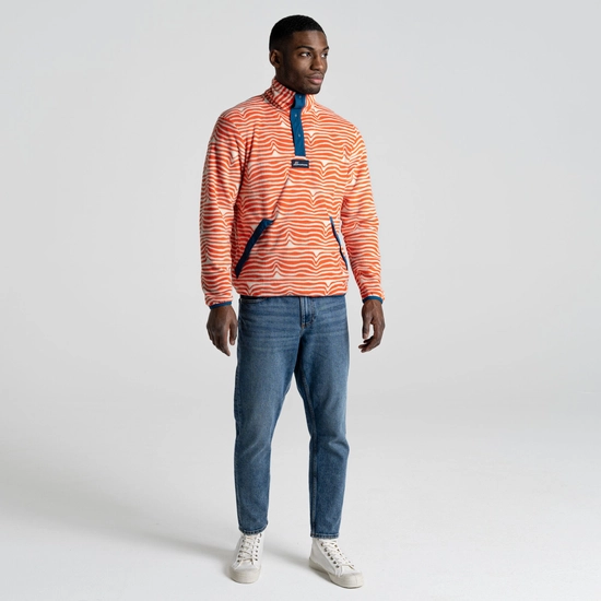 Teton Overhead | Neon Coral Print