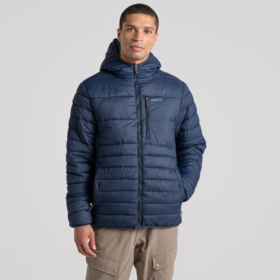 Men's Compresslite VIII Hooded Jacket | Blue Navy / Washed Teal
